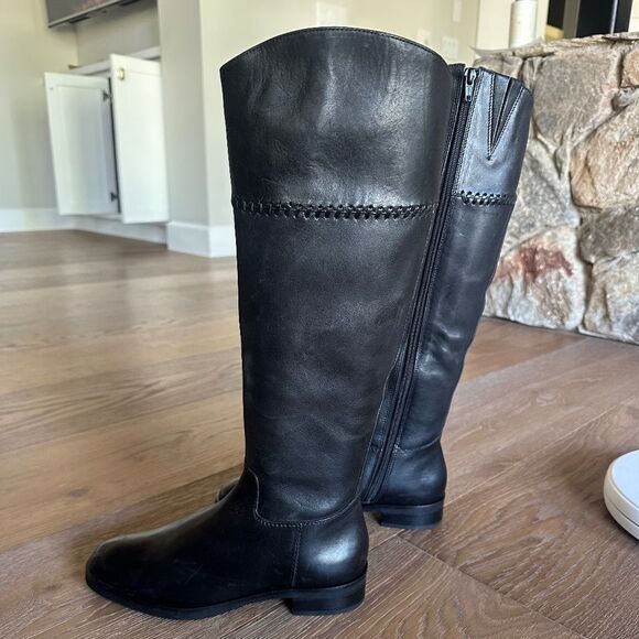 JACK ROGERS Adaline Riding Boot in Black - Picture 6 of 12